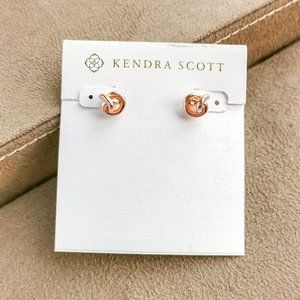 Presleigh love Knot / Stud Earrings Rose Gold